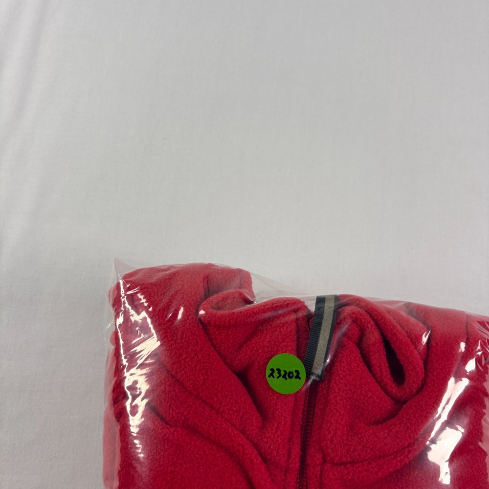 Vintage Nike Sweatshirt Mens XL Red Fleece 1/4 Zip Pullover Spell Out Y2K - Picture 14 of 14